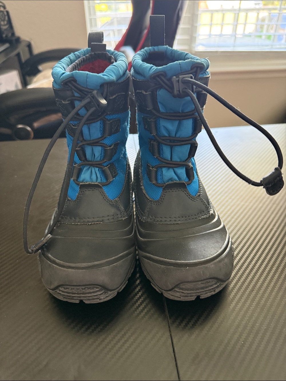 The North Face Kids Blue and Black Waterproof Snow Boots